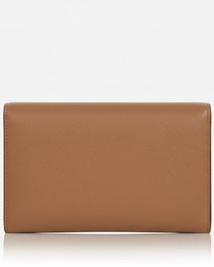 Aspen Brown Plant-Based Leather Travel Wallet ( Available for Pre-order 9th April Delivery)