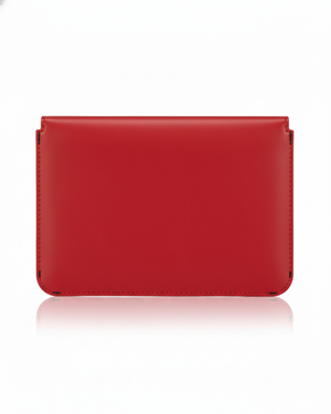 Nutcombe Red Reisepasshülle und zweifach faltbares CC-Etui in Geschenkbox