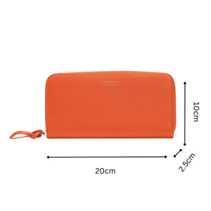 Serene Sunset Vegane Geldbörse mit umlaufendem Reißverschluss