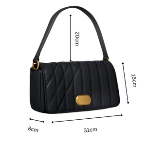 Aurora Crossbody Bag in Black