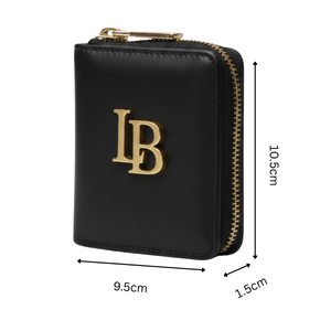 Regents Park Mini Black Plant-Based Leather Wallet ( Available for Pre-order 19th July)