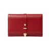 Aspen Red Plant-Based Leather Travel Wallet ( Available for Pre-order July 3rd Delivery)