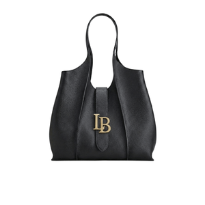 vegan black shoulder bag, sustainable, cruelty free, plant-based, vegan leather