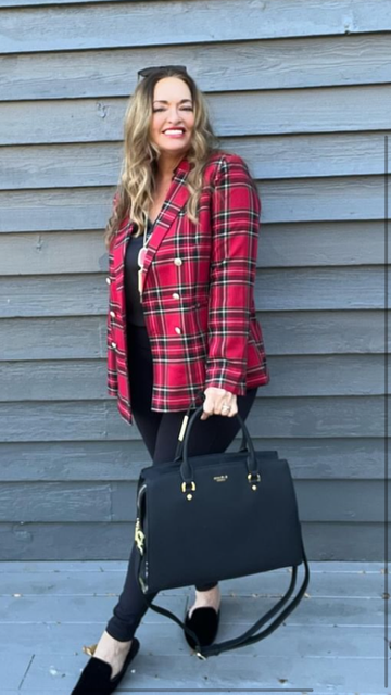 Plaid laptop bag best sale