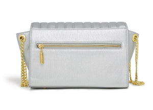 Kensington Silver Vegan Cross Body Bag