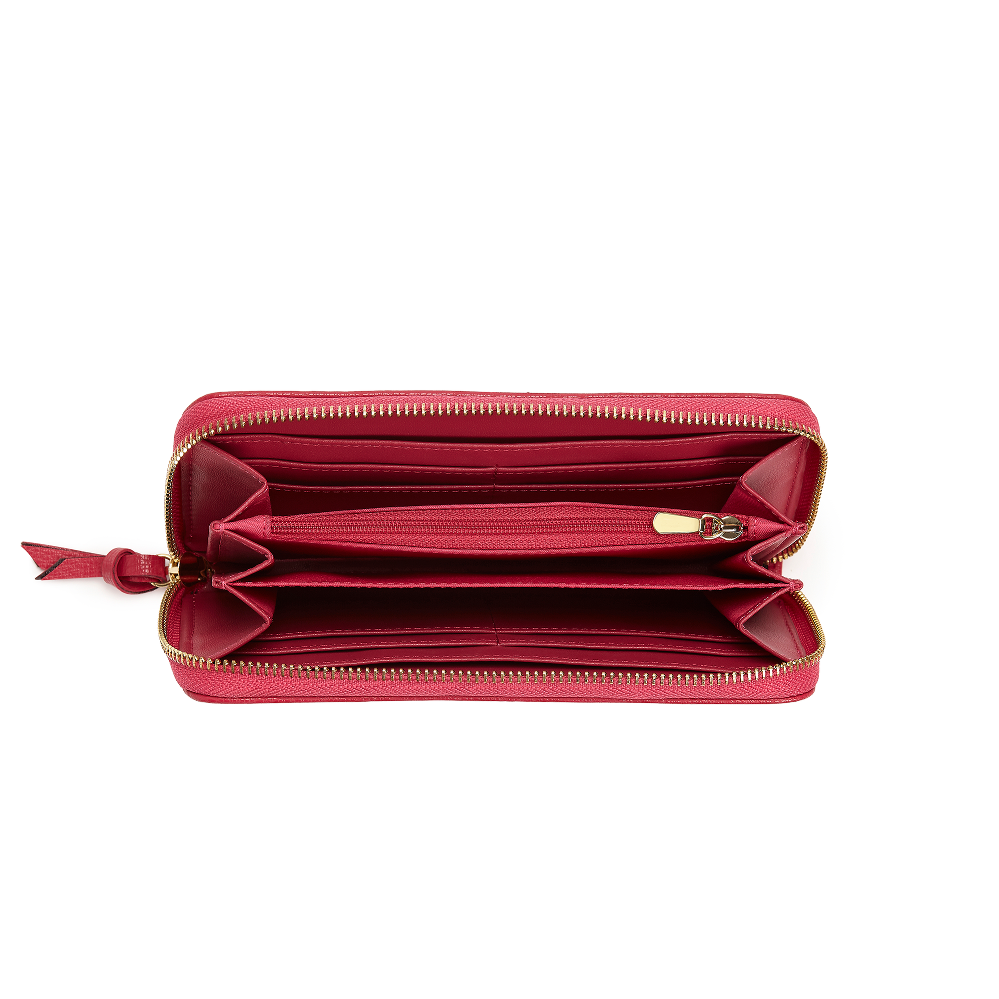 Serene Pink Zip Around Vegan Sustainable Wallet