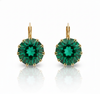 Lumine Emerald Hoops