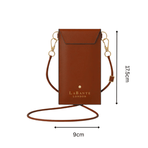 Nutcombe Red Reisepasshülle und zweifach faltbares CC-Etui in Geschenkbox