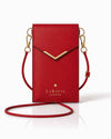 Nutcombe Red Reisepasshülle und zweifach faltbares CC-Etui in Geschenkbox