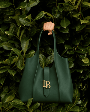 Mayfair Green Shoulder Plant Based Leather Bag  (Pre-Order For delivery 22nd July 2026)