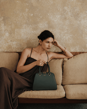 Magnolia Green Vegan Small Bowling Bag