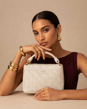 Bella White Vegan Mini Crossbody Bag (Waiting List - Arrives July 5th 2026)