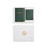 Nutcombe Green Reisepasshülle und zweifach faltbares CC-Etui in Geschenkbox