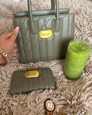 Mini Demi Tote Bag in Green