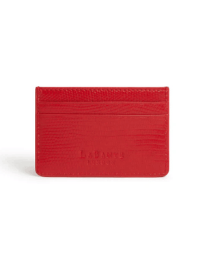 Nutcombe Red Reisepasshülle und zweifach faltbares CC-Etui in Geschenkbox
