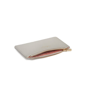 Willow Grey Coin and Card Holder