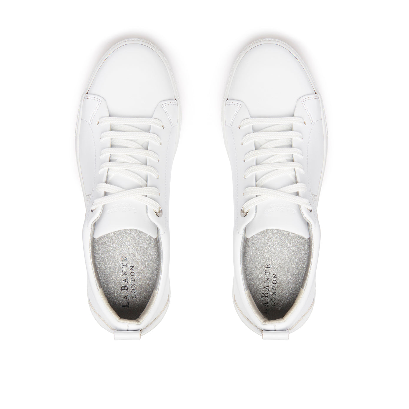 Sustainable, recycled, cruelty free, apple leather, vegan Labante London trainers.