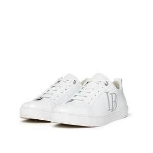 LaBante London Cruelty Free & Sustainable Apple Leather White Vegan Sneakers for Men