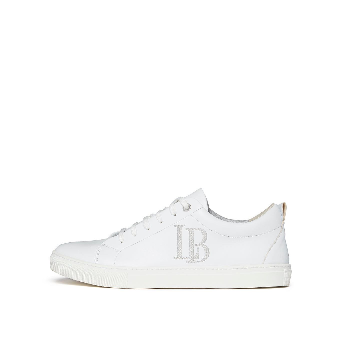 LaBante London Cruelty Free & Sustainable Apple Leather White Vegan Sneakers for Men