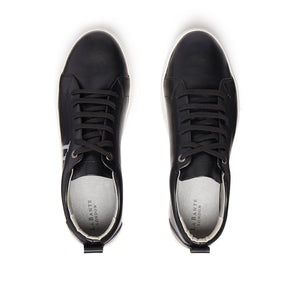 LB Black Apple Leather Sneakers Men