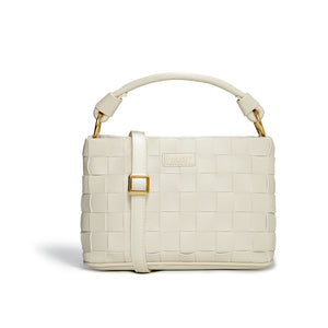 Bella White Vegan Mini Crossbody Bag (Pre-order for March 2025 delivery)