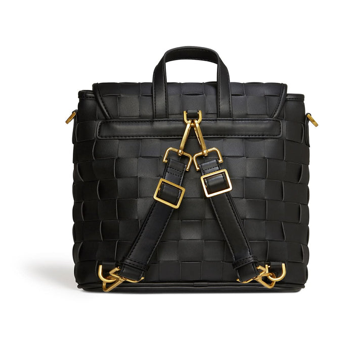Rosie Black Mini Vegan Backpack - Main Image