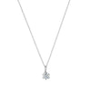 Moissanite Solitaire Diamond Necklace One Carat