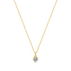Pure Heart Gold-Halskette aus Sterlingsilber