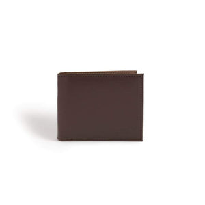 LaBante London Ethically & Sustainably Made Vegan Microfiber Brave Dark Brown Bifold Wallet