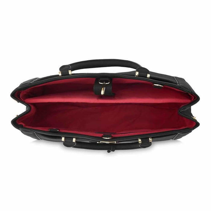dawson backpack shoulder bad vegan leather Dawson Black Non Leather Laptop Bag | Vegan, sustainable & ethical