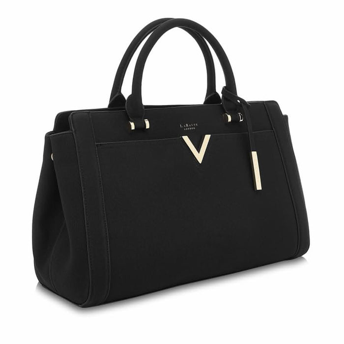 Dawson Black Non Leather Laptop Bag | Vegan, sustainable & ethical