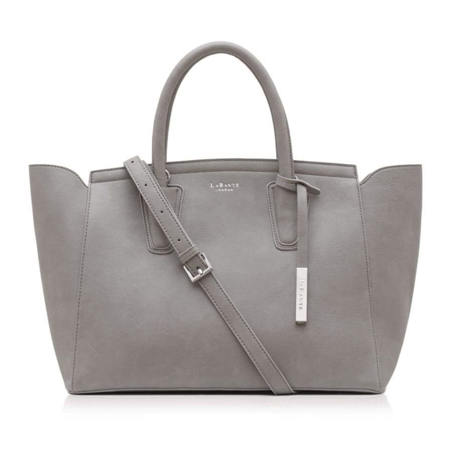 Grant Grey Vegan Shoulder Bag