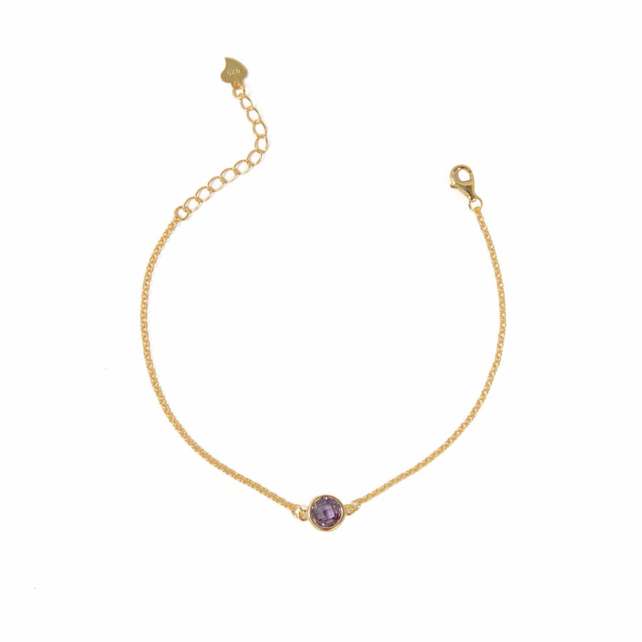 Amethyst Sterling bracelet