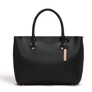 LaBante London Cruelty Free & Sustainable Sophie Sleek Black Vegan Tote Bag