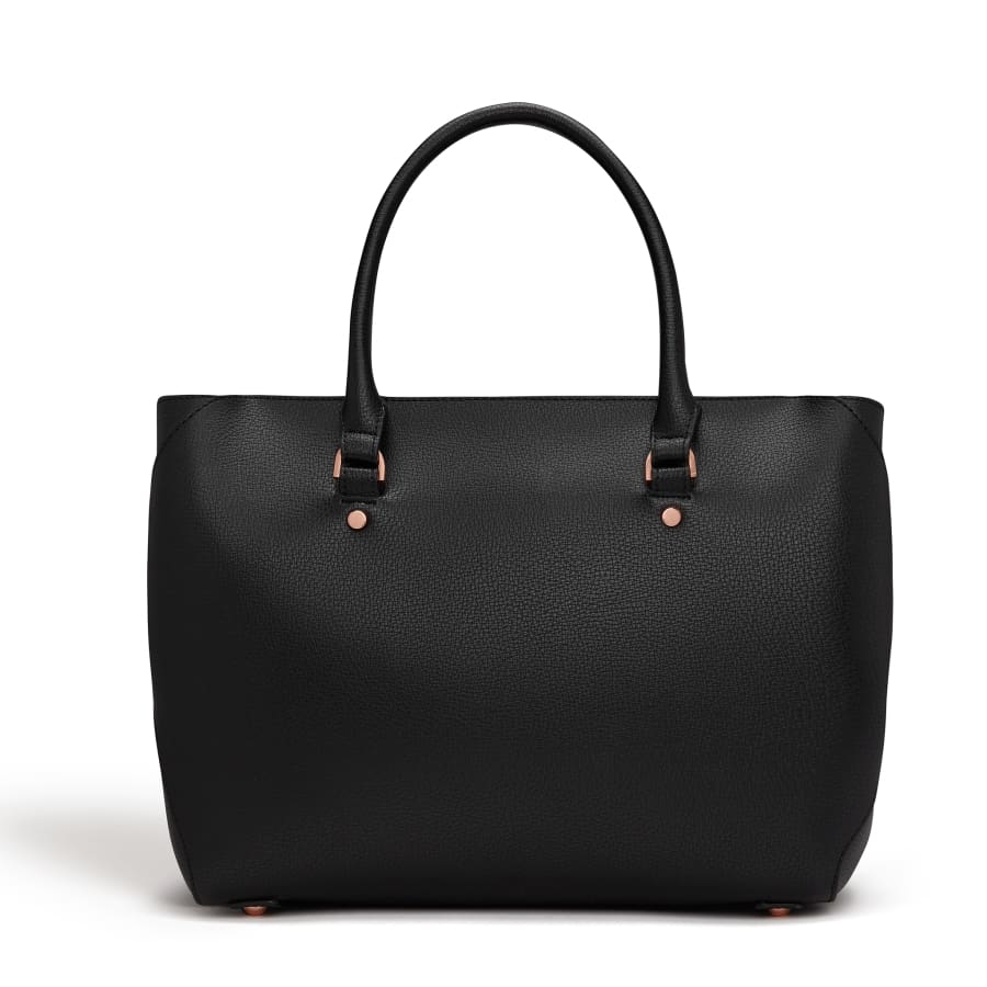 LaBante London Cruelty Free & Sustainable Sophie Sleek Black Vegan Tote Bag